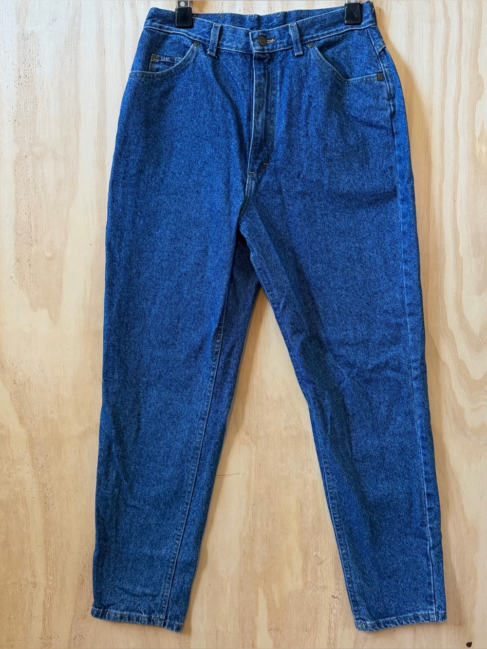 Vintage Lee Jeans Mens 31x31 Union Made USA Blue Denim Straight Leg 80s 90s